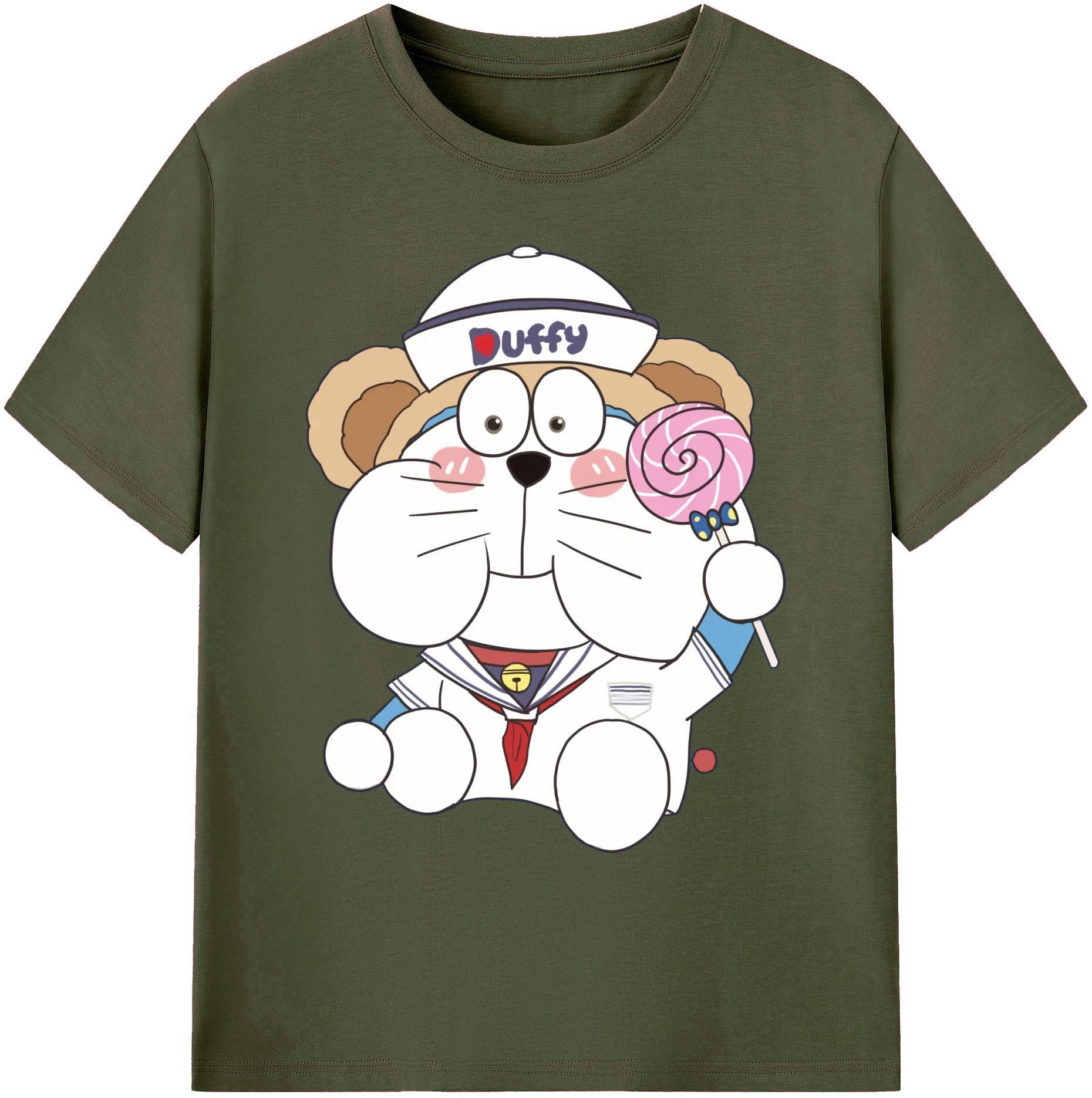（画像用） ドラえもん Doraemon 綿100％ メンズ半袖Tシャツ｜肌触りやわらか＆通気性